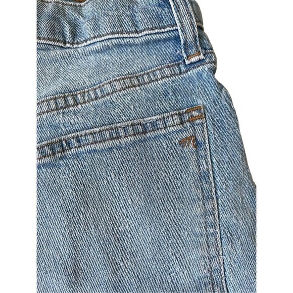 Madewell The Perfect Jeant Distressed Short size 27 Light Blue - Picture 10 of 10